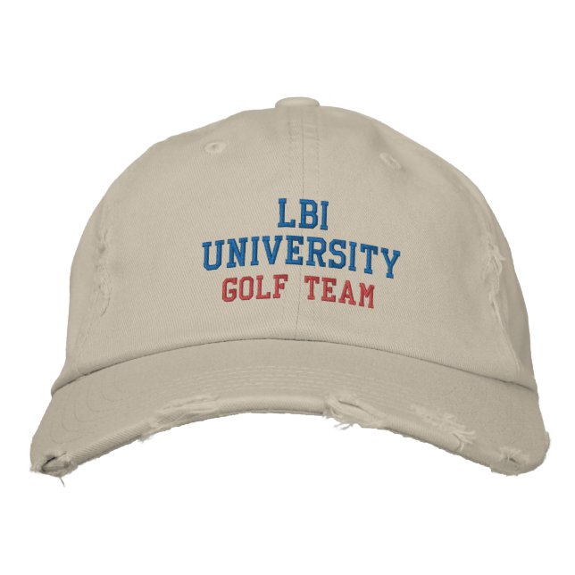 LBI UNIVERSITY TRADEMARKED EMBROIDERED HAT (Front)