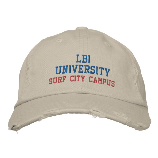 LBI UNIVERSITY TRADEMARKED EMBROIDERED HAT (Front)