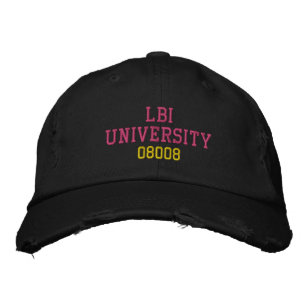 LBI UNIVERSITY TRADEMARKED EMBROIDERED HAT