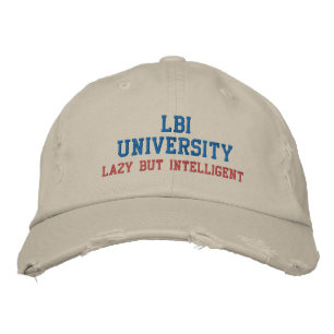 LBI UNIVERSITY TRADEMARKED EMBROIDERED HAT
