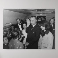 LBJ Taking The Oath On Air Force One