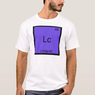 Lc - Longcat Funny Chemistry Symbol Meme T-Shirt