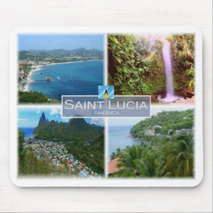LC Saint Lucia - Gros Islet and Rodney Bay - Mouse Mat