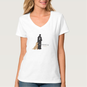 LCAR St. Francis Farm Women's V-neck Shirt