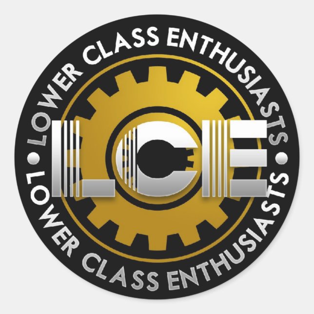 LCE Sticker (gold) (Front)