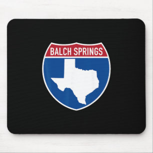 Lch Springs Texas Tx Interstate Highway Vacation S Mouse Mat