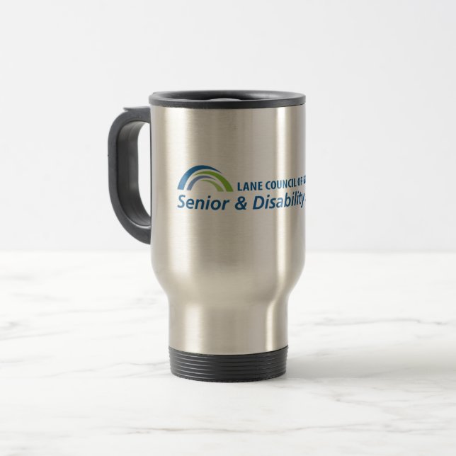 LCOG - S&DS Logo Travel Mug (Front Left)