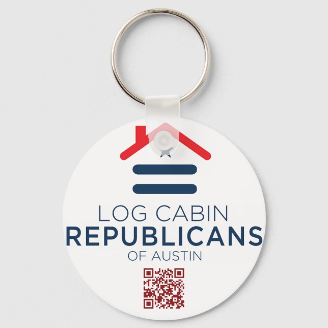 LCR Austin Keychain - Round - New Logo (Front)