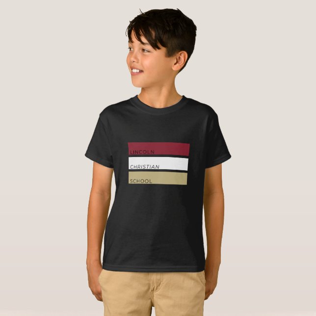 LCS - Tri-colour Youth T-shirt (Front Full)