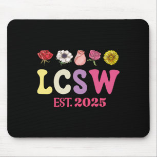 Lcsw Est 2025 Graduation Licensed Clinical Social Mouse Mat