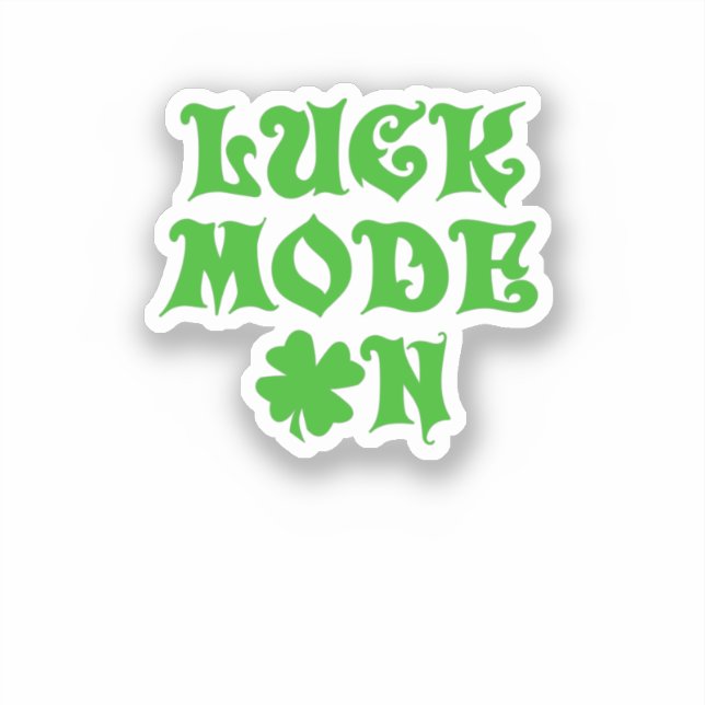 Lcuk Mode On Sticker (Front)
