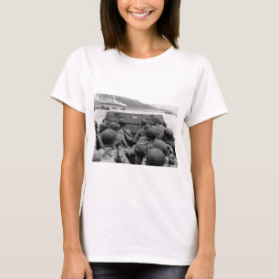 LCVP Landing Craft Approaching Omaha Beach T-Shirt