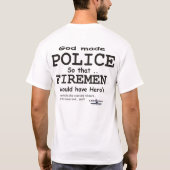 LD219 God made police T-Shirt (Back)