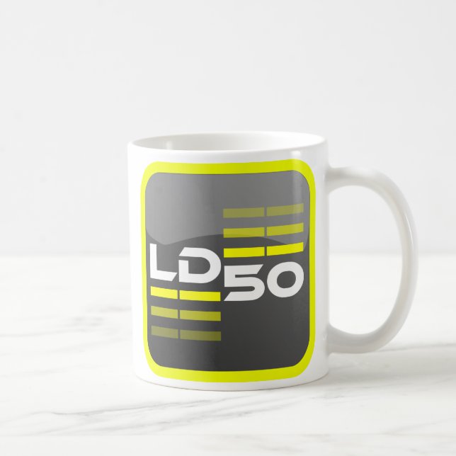 LD50 Icon / Prehiti Labs LLC Logo Coffee Mug (Right)