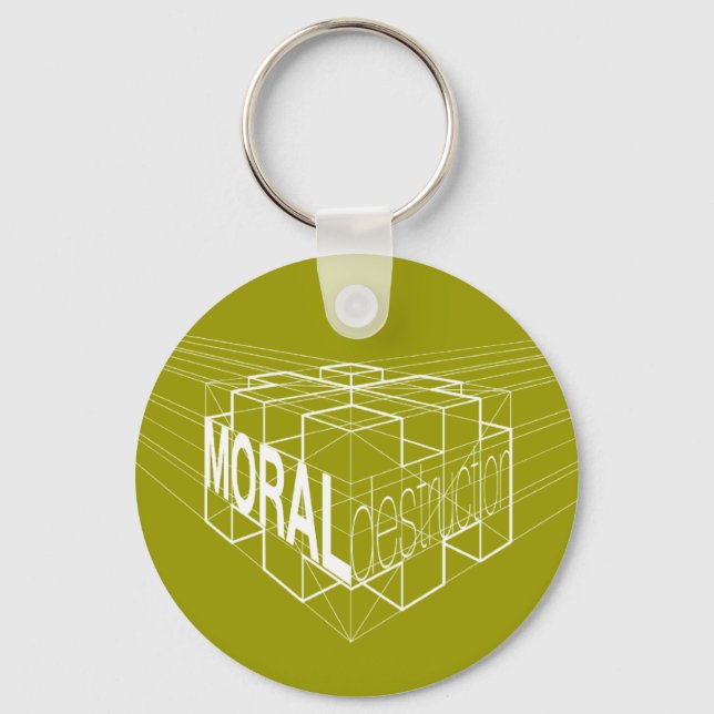 LD/MD - Moral Destruction in Negative Key Ring (Front)