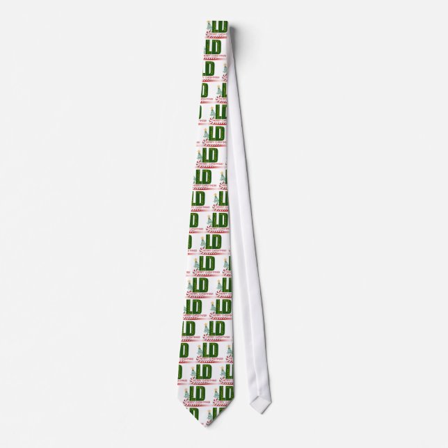 LD MERRY CHRISTMAS - LICENSED DIETITIAN TIE (Front)