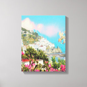 ldp AMALFI - panorama - Amalfi coast - Canvas Print