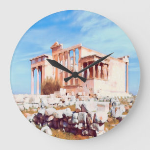 ldp Athens - Acropolis - Cecropia Large Clock