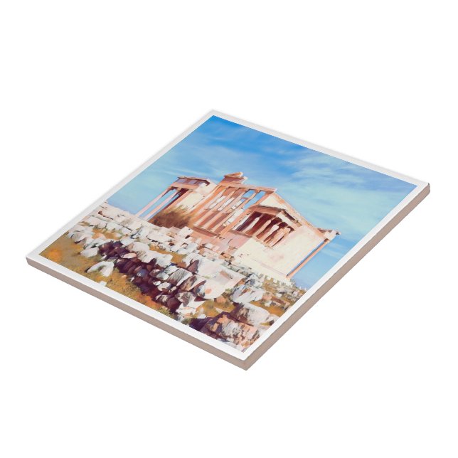ldp Athens - Acropolis - Cecropia Tile (Side)