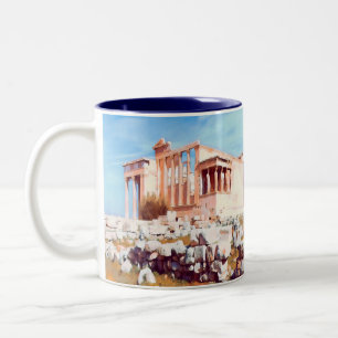ldp Athens - Acropolis - Cecropia Two-Tone Coffee Mug