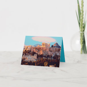 ldp Athens - Acropolis - panorama - Card