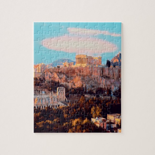 ldp Athens - Acropolis - panorama - Jigsaw Puzzle (Vertical)