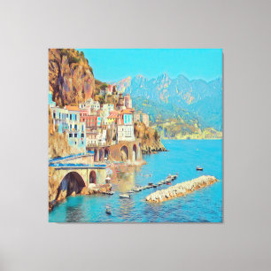 ldp ATRANI.- Amalfi Coast - Canvas Print