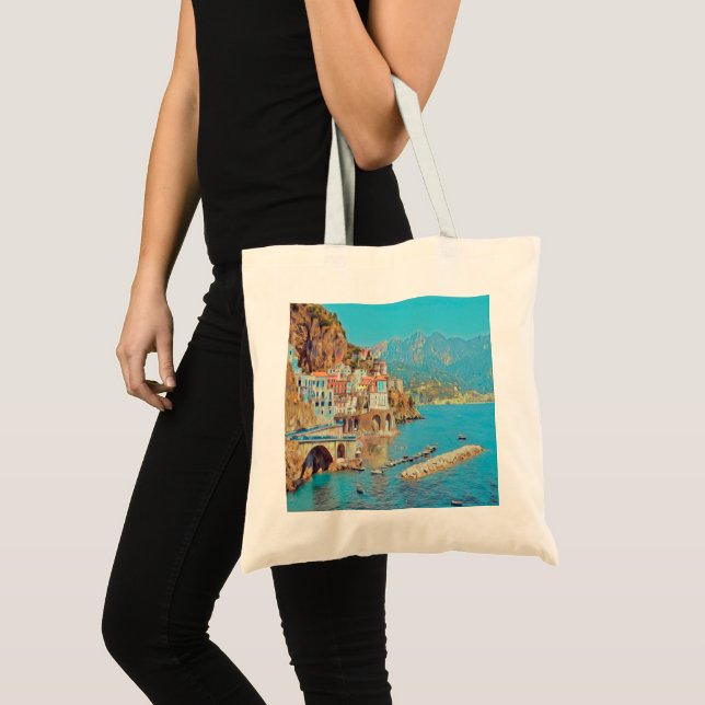 ldp ATRANI.- Amalfi Coast - Tote Bag (Front (Product))