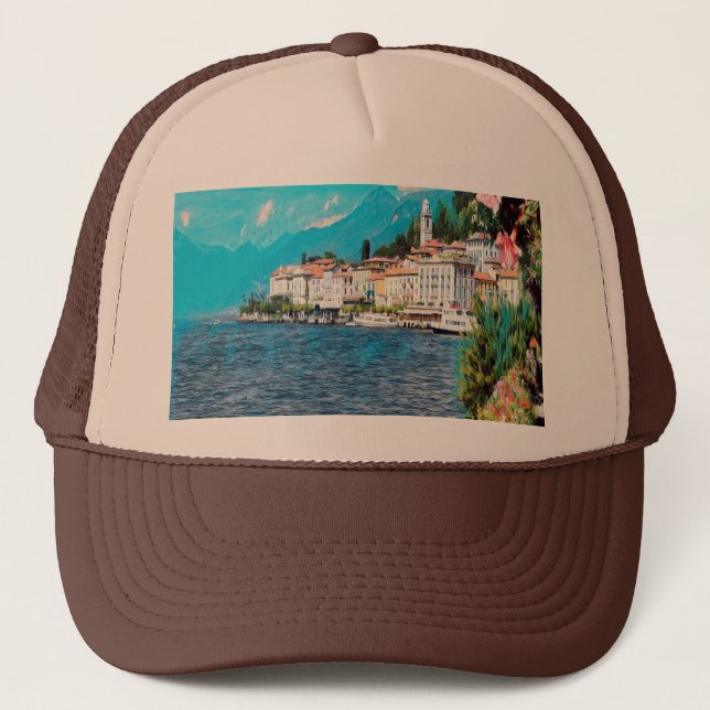 ldp BELLAGIO - Lake Como - Trucker Hat (Front)