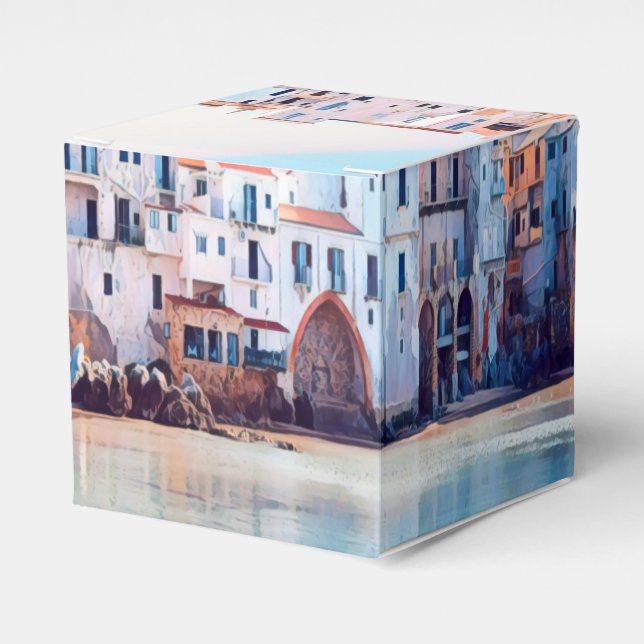 ldp CEFALÙ - Sicily - beach - panorama Favour Box (Front Side)