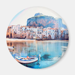 ldp CEFALÙ - Sicily - beach - panorama Magnet