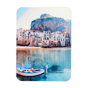 ldp CEFALÙ - Sicily - beach - panorama Magnet