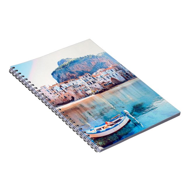 ldp CEFALÙ - Sicily - beach - panorama Notebook (Right Side)