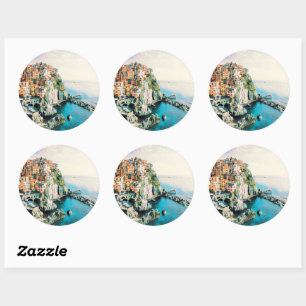 ldp Cinque Terre - Manarola Classic Round Sticker