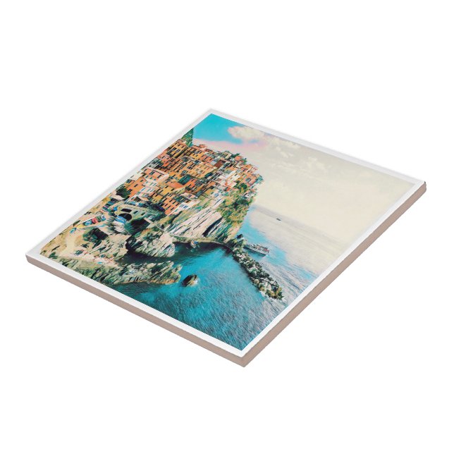 ldp Cinque Terre - Manarola Tile (Side)