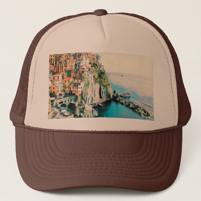 ldp Cinque Terre - Manarola Trucker Hat (Front)