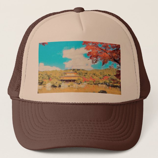 ldp Kyoto - KINKAKU - Golden Pavillion - Trucker Hat (Front)