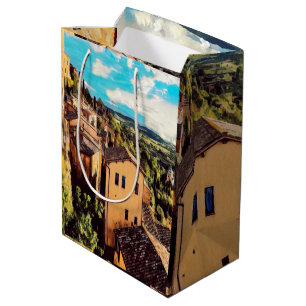 ldp MONTEPULCIANO - city - panorama - Medium Gift Bag