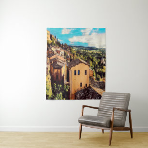 ldp MONTEPULCIANO - city - panorama - Tapestry
