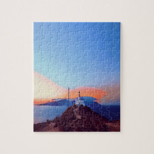 ldp MYKONOS - Armenist -  lighthouse - Jigsaw Puzzle