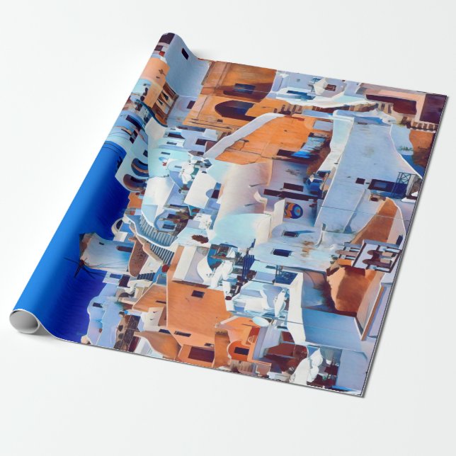 ldp OIA - maze of steps - Wrapping Paper (Unrolled)