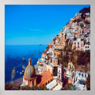 ldp POSITANO - Amalfi Coast - Panorama Poster