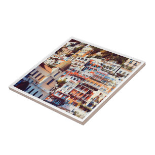 ldp POSITANO - town - church Santa Maria Assunta - Tile