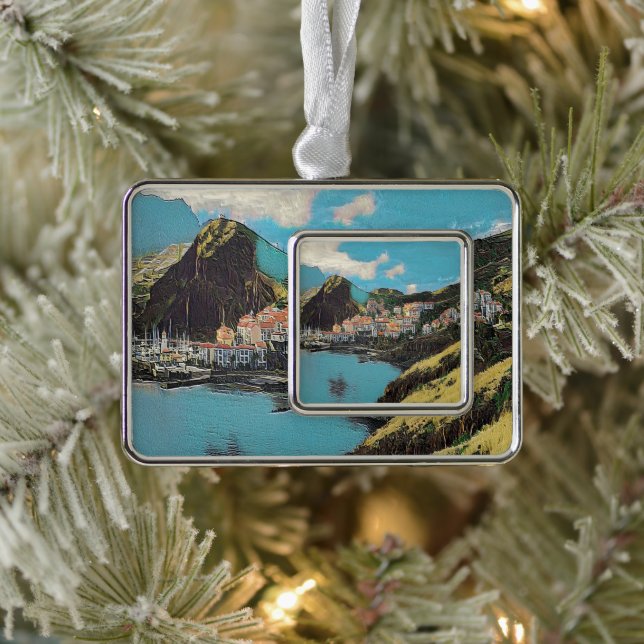 ldp QUINTA DO LORDE - Madeira - Silver Plated Framed Ornament (Tree)