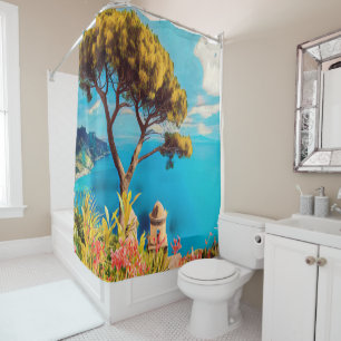 ldp RAVELLO - The garden of Villa Rufolo Shower Curtain