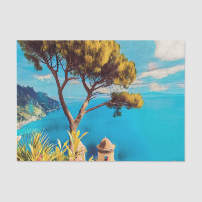 ldp RAVELLO - The garden of Villa Rufolo Tissue Paper (Front)