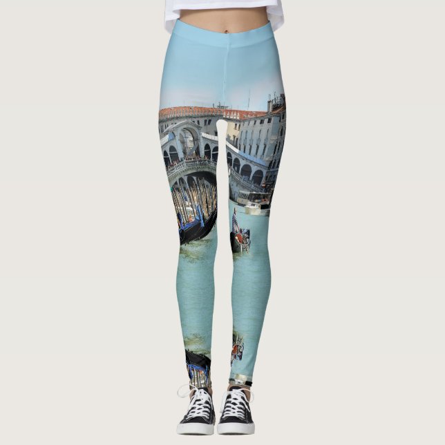 ldp RIALTO BRIDGE - Venice - Canal Grande Leggings (Front)