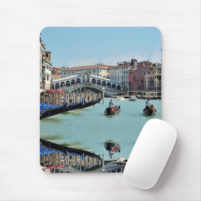 ldp RIALTO BRIDGE - Venice - Canal Grande Mouse Mat (With Mouse)