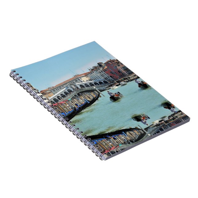 ldp RIALTO BRIDGE - Venice - Canal Grande Notebook (Right Side)