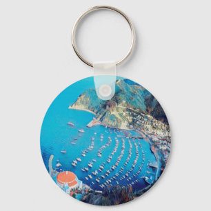 ldp SANTA CATALINA Island - California - harbor Key Ring